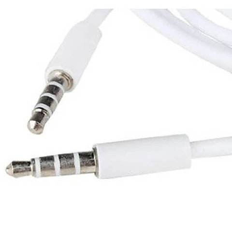 AUDIO VIDEO CABLE 3.5MM 4CPL/PL 3FT WHITE