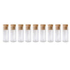 VIALS CLEAR GLASS WITH CORK LID 12MMX30MM 2ML