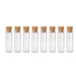 VIALS CLEAR GLASS WITH CORK LID 12MMX40MM 3ML
