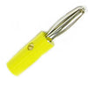 BANANA PLUG SCREW TYPE STD YELLOW INSULATED