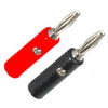 BANANA PLUG SC/HOLE STD RED/BLK INSULATED