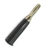 BANANA PLUG THROUGH HOLE STD BLACK INSULATED{{