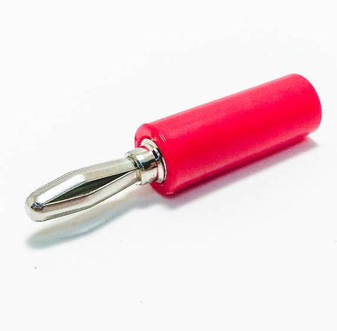 BANANA PLUG THROUGH HOLE STD RED INSULATED