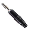 BANANA PLUG STD BLK SOL {{