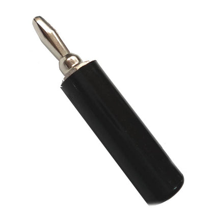BANANA PLUG SOLDER LARGE BLK INSULATED TH