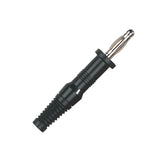 BANANA PLUG SOLDER LARGE BLK INSULATED