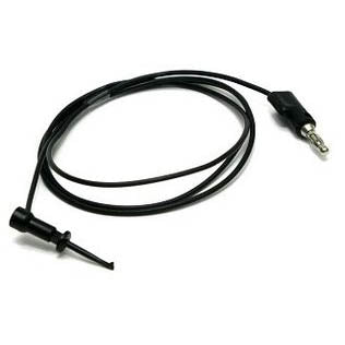 BANANA PLUG TO GRABBER CLIP 24INCH LONG
