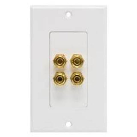WALL PLATE BINDING POST 4POS