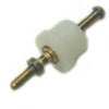 TEST JACK HORIZONTAL 13MM WHITE SMALL