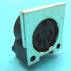 DIN JACK 3POS PCRA PLAS/SHLD 5 HOLES 3 CONNECTIONS