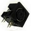 MINI DIN JACK 5POS PCRA PLASTIC