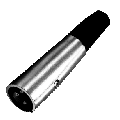 XLR 3PL INLINE TIN SOL METAL