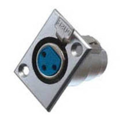 XLR 3JK CHASIS MOUNT TIN SOLDER LOCK METAL