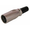 XLR 5PL INLINE TIN SOL LOCK META METAL