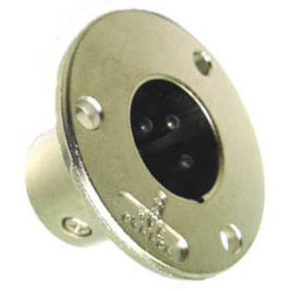 XLR 3PL CHASIS MOUNT TIN SOLDER METAL