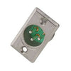 XLR 3PL CHASIS MOUNT TIN SOLDER METAL