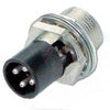 XLR 4PL CHASIS MOUNT TIN SOLDER METAL