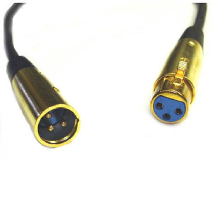 XLR CABLE 3PL-3JK 15FT GOLD