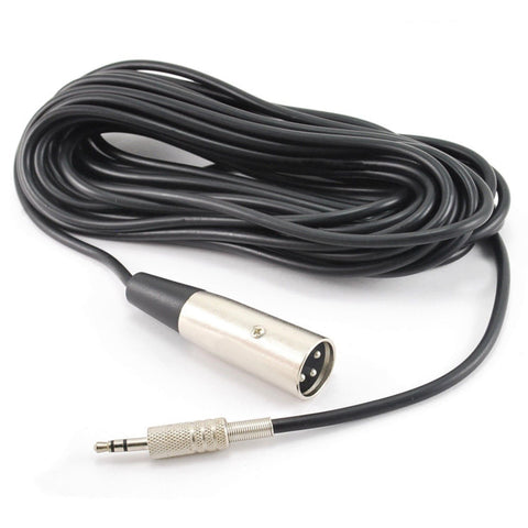 XLR CABLE 3PL-3.5 STEREO PL 15FT