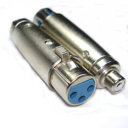 XLR ADAPT 3JK-RCA JACK METAL TIN