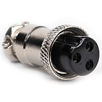 MICROPHONE 3F INLINE PLUG METAL