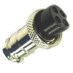 MICROPHONE 4F INLINE PLUG METAL