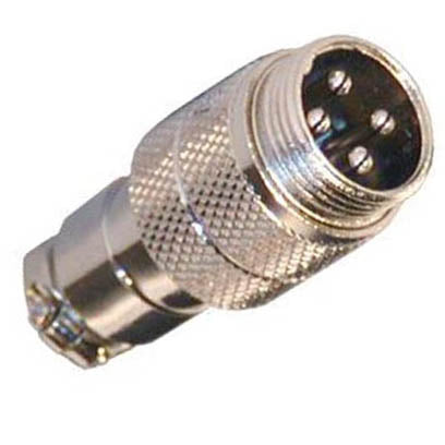 MICROPHONE 4M INLINE JACK METAL