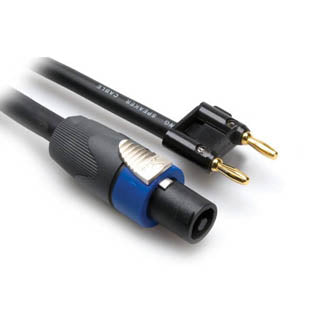 SPEAKON CABLE PLUG-BANANA PL 10F 10FT