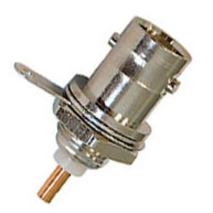 BNC JACK SOLDER BULKHEAD WITH TABS