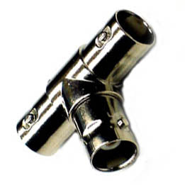 BNC T ADAPTER JACK-JACK-JACK