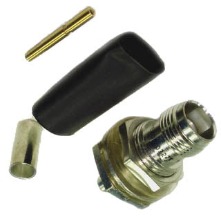 TNC JACK CRIMP RG58 BULKHEAD