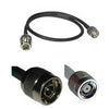 TNC FEMALE TO N MALE CABLE 6FT RG58 BLK