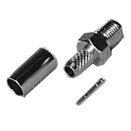 SMA JACK CRIMP RG58 INLINE TIN