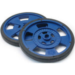 WHEEL PLASTIC 69MM DIA BLUE 7.62MM WIDE