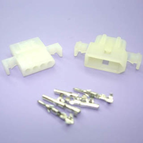 MOLEX KIT 4POS 1X4 1SET .062IN LOCK 5A@25V 18-24AWG