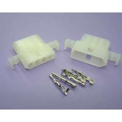 MOLEX KIT 4POS 1X4 1SET .093IN LOCK 9A@250V 18-22AWG
