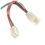 AUTO QUICK 4P CONN CABLE ASSY MALE/FEMALE 9IN LONG