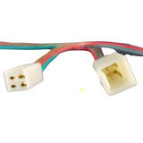 AUTO QUICK 4P CONN CABLE ASSY MALE/FEMALE 9IN LONG