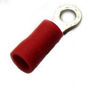 RING TERM RED #4 22-18AWG ID-3.2MM OD-5.5MM