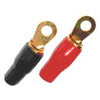 RING TERM RED/BLK 3/8IN 4AWG GOLD ID-10.2MM OD 16.5MM 2PC/PKG