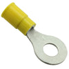 RING TERM YEL 1/4IN 12-10AWG ID-6.6MM OD-15MM