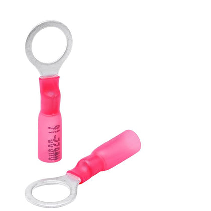 RING TERM RED 5/16IN 22-16AWG ID:8.1MM OD:11.5MM HEATSHRINKABL