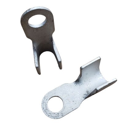 COPPER TIN LUG 2AWG STUD 3/8IN 9.5MM ID-10.9MM OD-20MM TC OPEN-