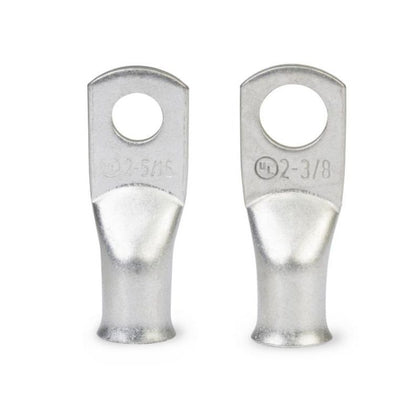 COPPER TIN LUG 2AWG STUD 5/16 3/8 7.9 9.5 MM W-16MM 2PCS/PKG