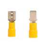 QUICK CONN M/F YEL 0.250IN 12-10 AWG 6.35X0.8MM 3M+3F PER PKG.