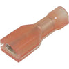 QUICK CONN FEM RED 0.110IN 22-18 AWG 2.8X0.8MM FULLY INSULATED