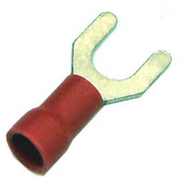 SPADE TERM RED #10 22-18AWG ID-5.3MM WIDTH-9.4MM