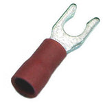 SPADE LOCK RED #6 22-18AWG ID-3.7MM WIDTH-6.4MM