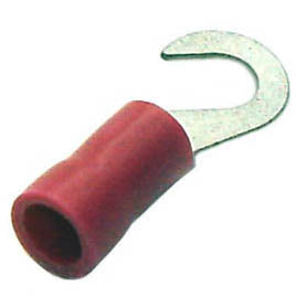 HOOK TERM RED #6 22-18AWG ID-4.1MM WIDTH-8MM