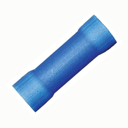 BUTT CONN BLUE 6AWG CRIMP 600V 0.41X1.77IN TINNED COPPER